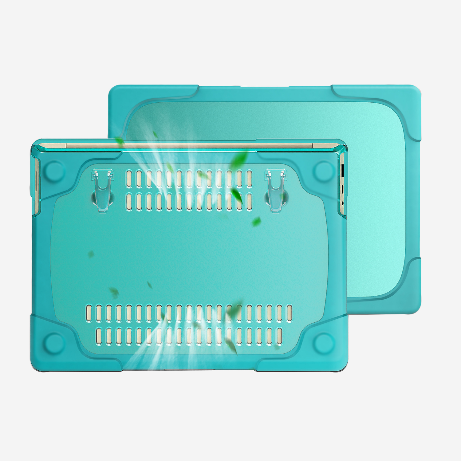 

Stand Case Protective Zweiteiler PC+TPU Hybridabdeckung Für Den Oberflächenlaptop go - Baby Blau