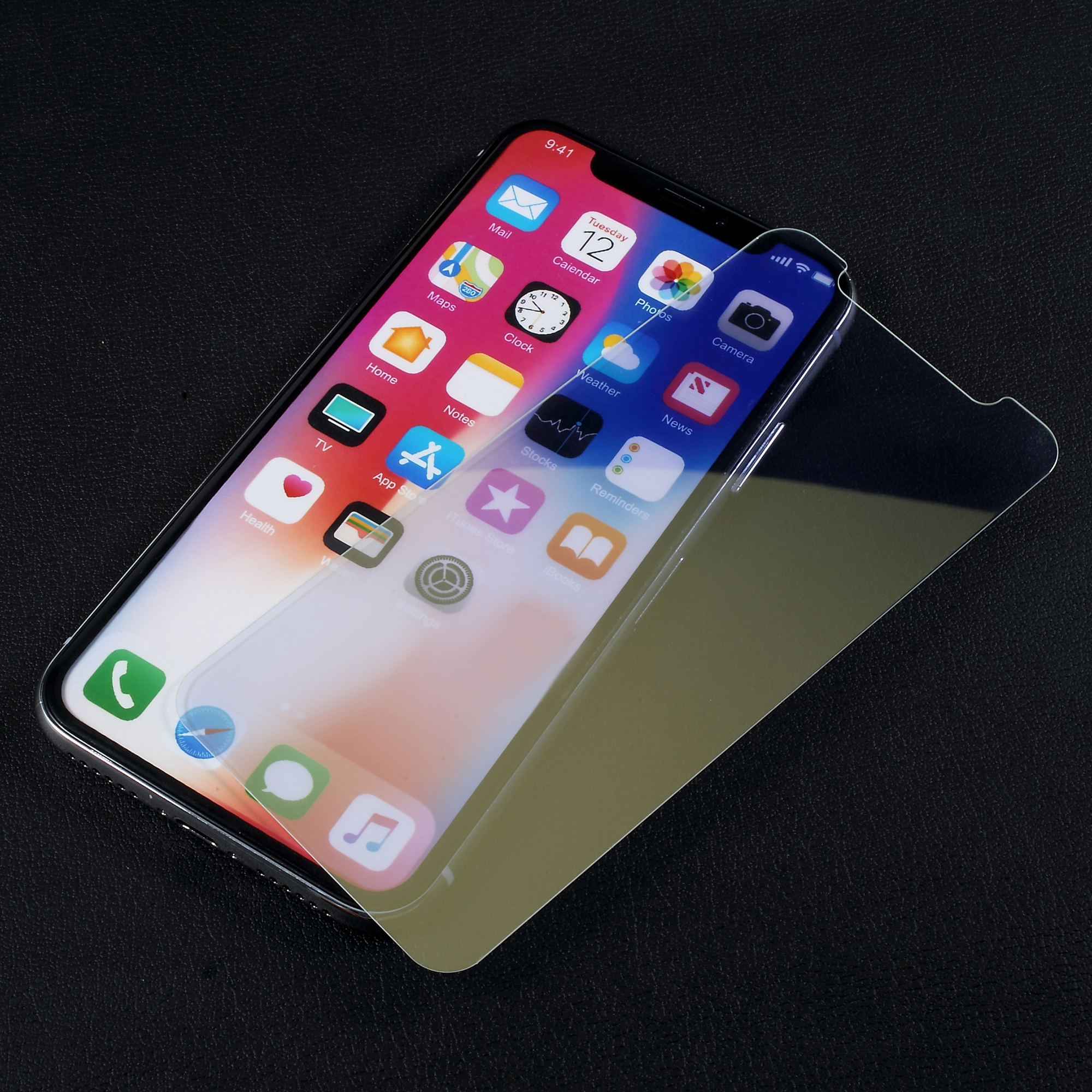 

Mirror Effect Full Covering Tempered Glass Screen Film for iPhone (2019) 5.8" / XS / X 5.8-inch - Gold, iPhone X