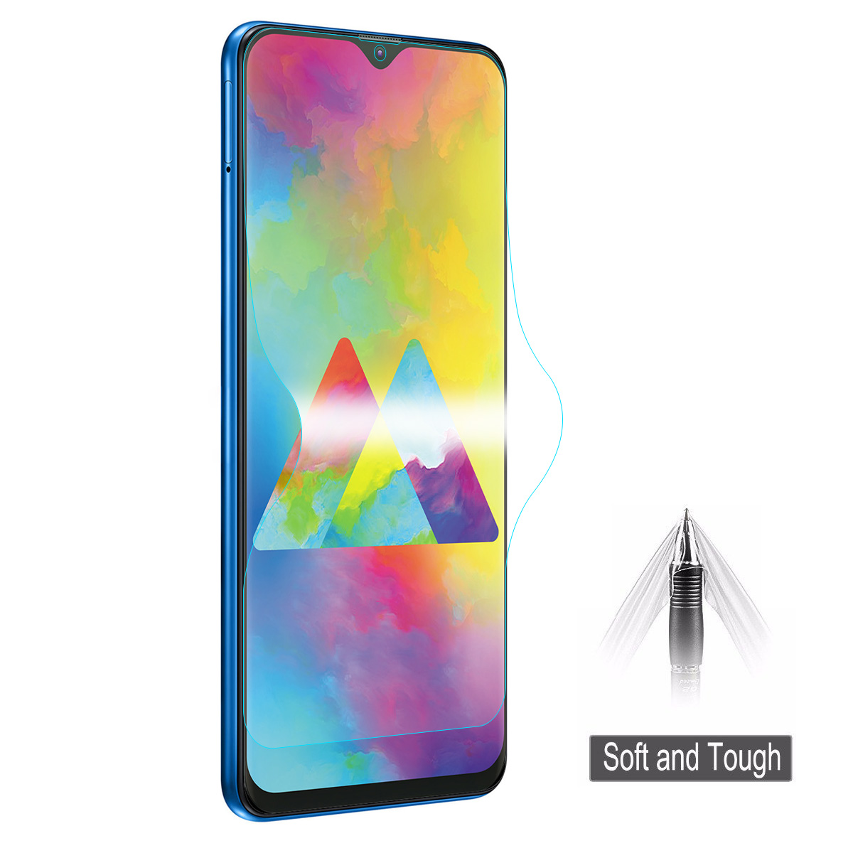 

Шляпа Принц Против Взрыва Полный Охват Мягкий Экран Защитная Пленка Для Samsung Galaxy M20, Other Samsung Models