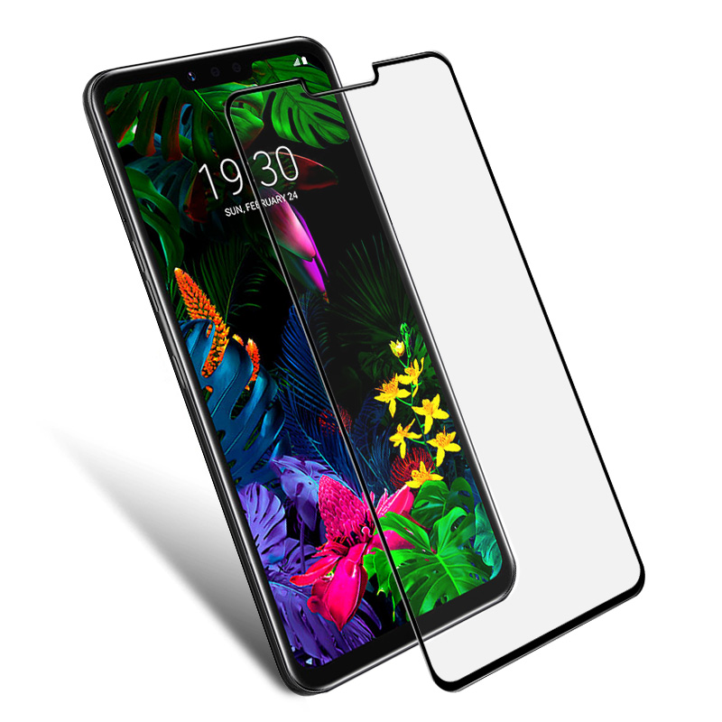 

IMAK PRO + Полноэкранный Антисушительный Зажаренный Стеклозащитный Фильм Для Thinq К LG G8, LG G8 ThinQ