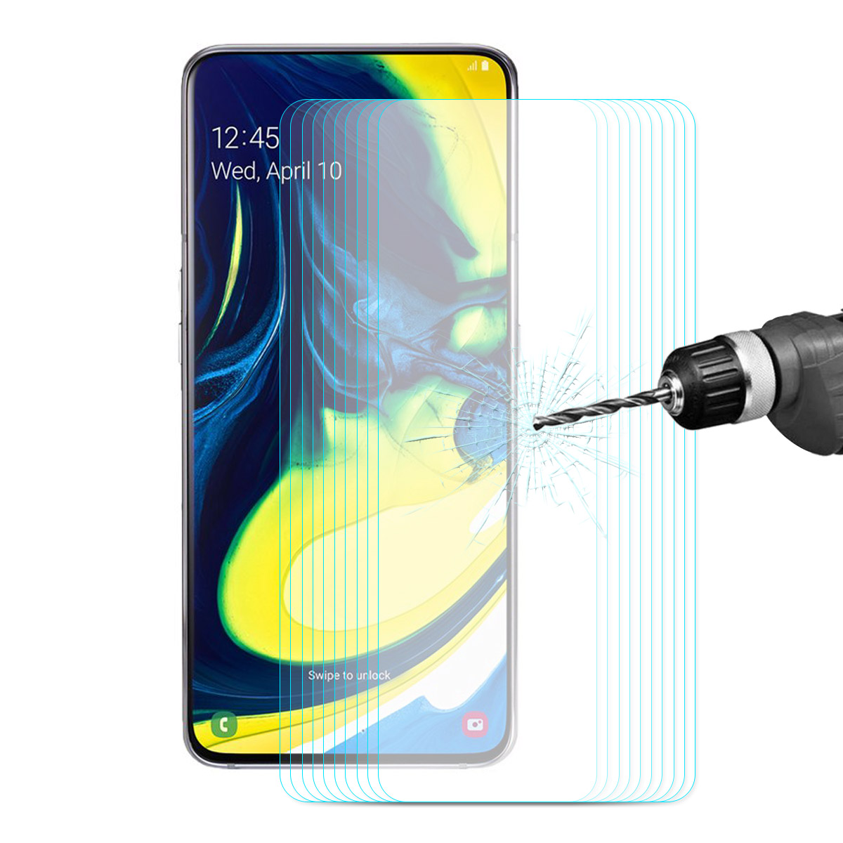 

10 Шт. Enkay 9H 0,26 Мм Закаленное Стекло Экрана Защитная Пленка Для Samsung Galaxy A90 / A80, Galaxy A90