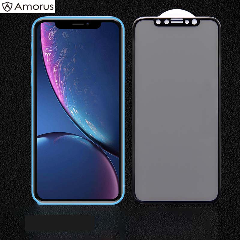 

Amorus Для Apple IPhone (2019) 6,5 " / XS MAX 6,5 Дюйма 9H 3D 0,3 Мм [анти-шпион] Изогнутое Закаленное Стекло Полный Экран Protector - Чернить, iPhone XS 5.8 inch