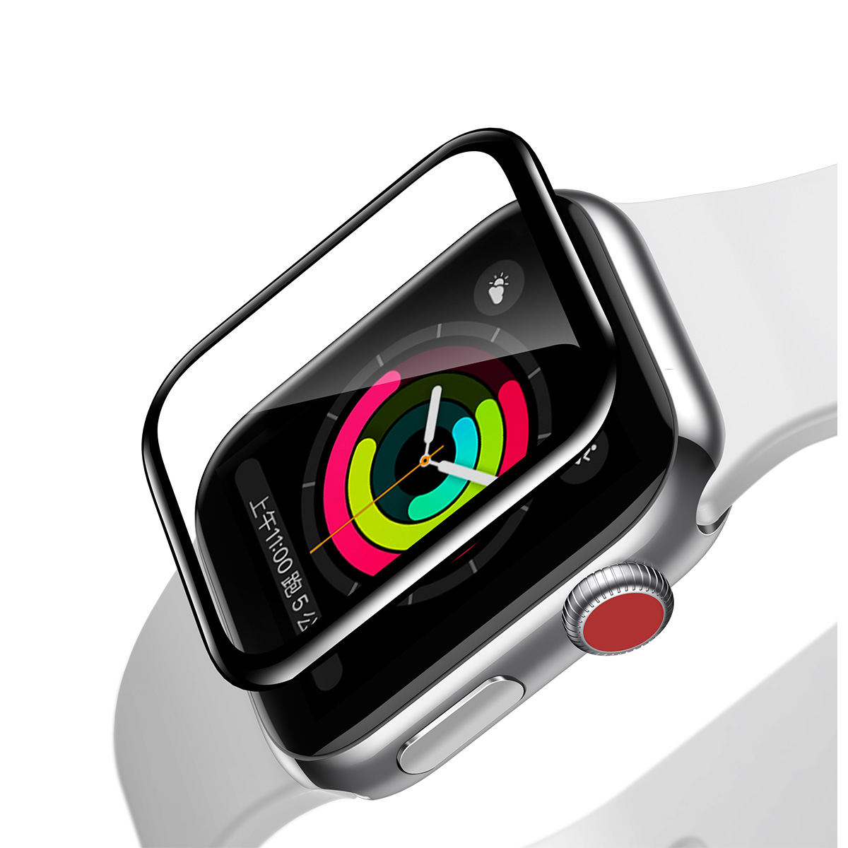 

Baseus 0.2mm Для Apple Watch Series 1 2 3 38 Мм Полная Кривая Крышки Закаленная Стеклянная Пленка - Чернить, Apple Watch Series 3 38mm