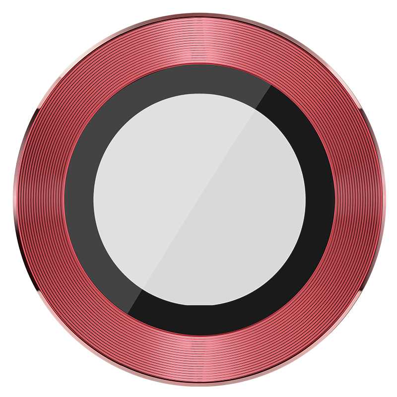 

NILLKIN Metal + Tempered Glass Phone Camera Lens Cover Ring Film for iPhone 11 Pro/11 Pro Max - Red, iPhone 11 Pro 5.8 inch