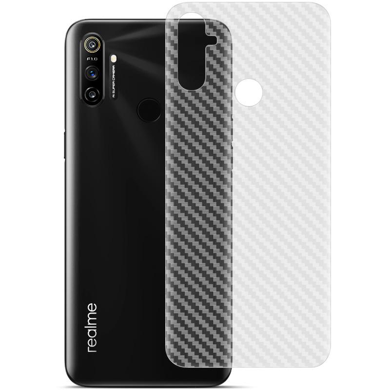 

IMAK Carbon Fiber Skin Anti-scratch Phone Back Film for Realme C3 (3 Cameras), Realme C3 (3 cameras)