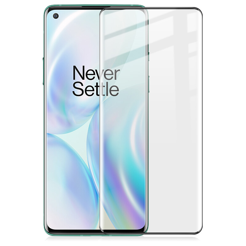 

IMAK 3D Curved Tempered Glass Full Size Screen Film for OnePlus 8, OnePlus 8