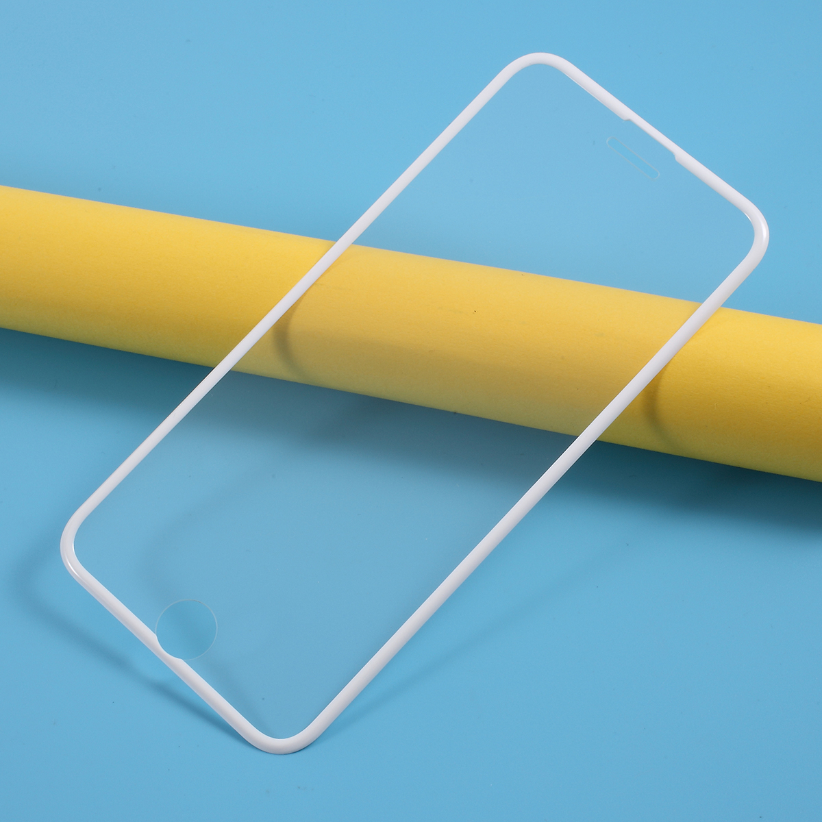 

Soft PC Edge Anti-взрыв Закаленного Стекла Protector Для Apple IPhone 6/7/8 4,7 Дюйма - Белый, iPhone 4