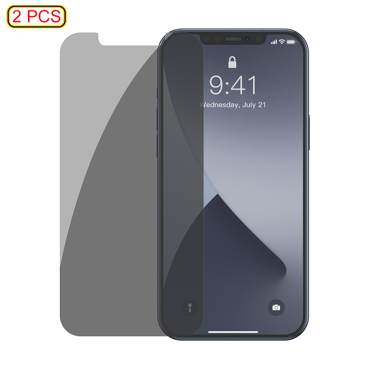 

Базовые 2 Шт. 0.3 Мм Анти-Пип Закаленные Стеклянные Пленки Для IPhone 12 Max / 12 Pro 6.1 Дюймов, iPhone 12