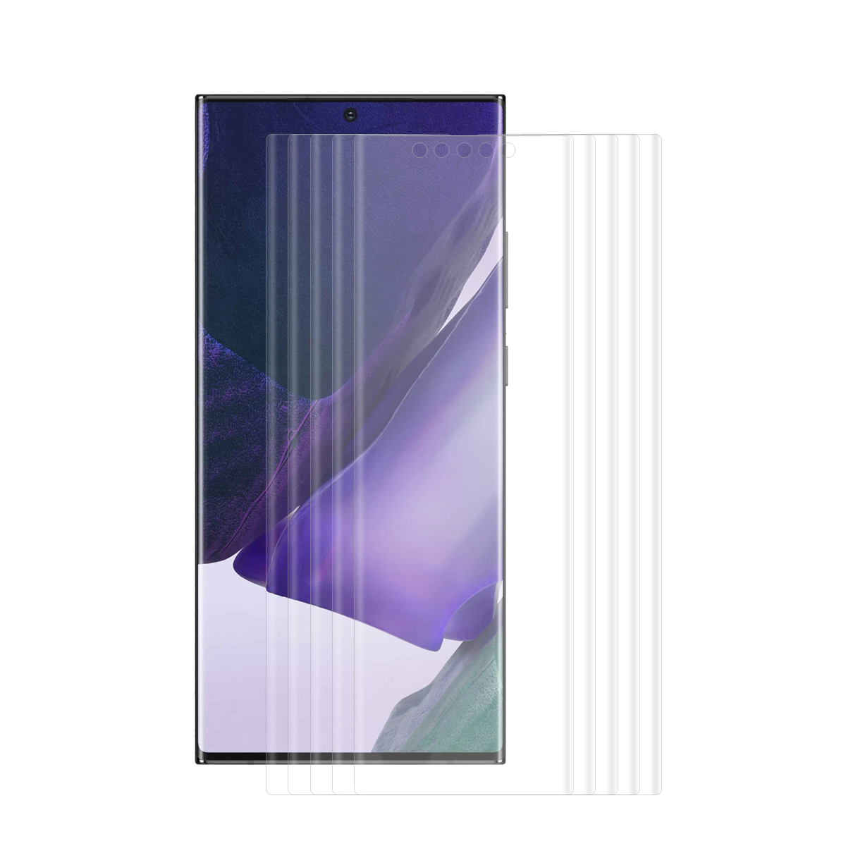 

Enkay 5pcs/set 3D Fullcer Custiced Pet HD Protective Film Для Samsung Galaxy Note20 Ultra/Note20 Ultra 5G - Прозрачный, Galaxy Note20 Ultra 5G