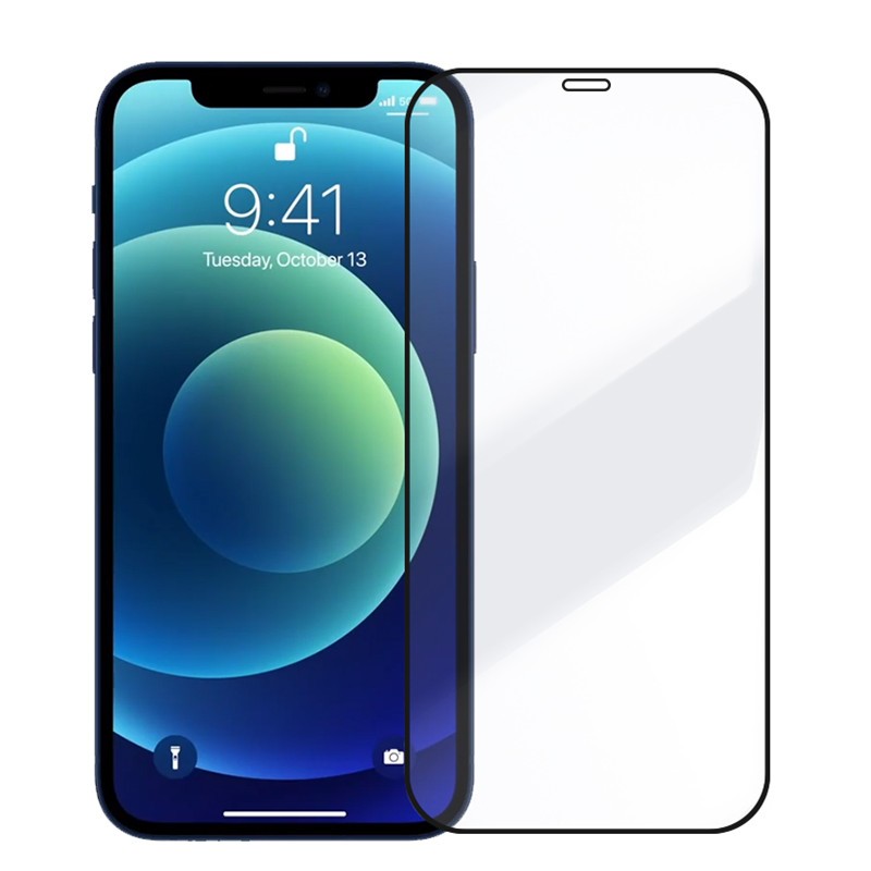 

2Pcs/Set LUANKE Full Size Silk Print Full Glue Tempered Glass Screen Guard Film for iPhone 12 Pro / iPhone 12, iPhone 12 Pro
