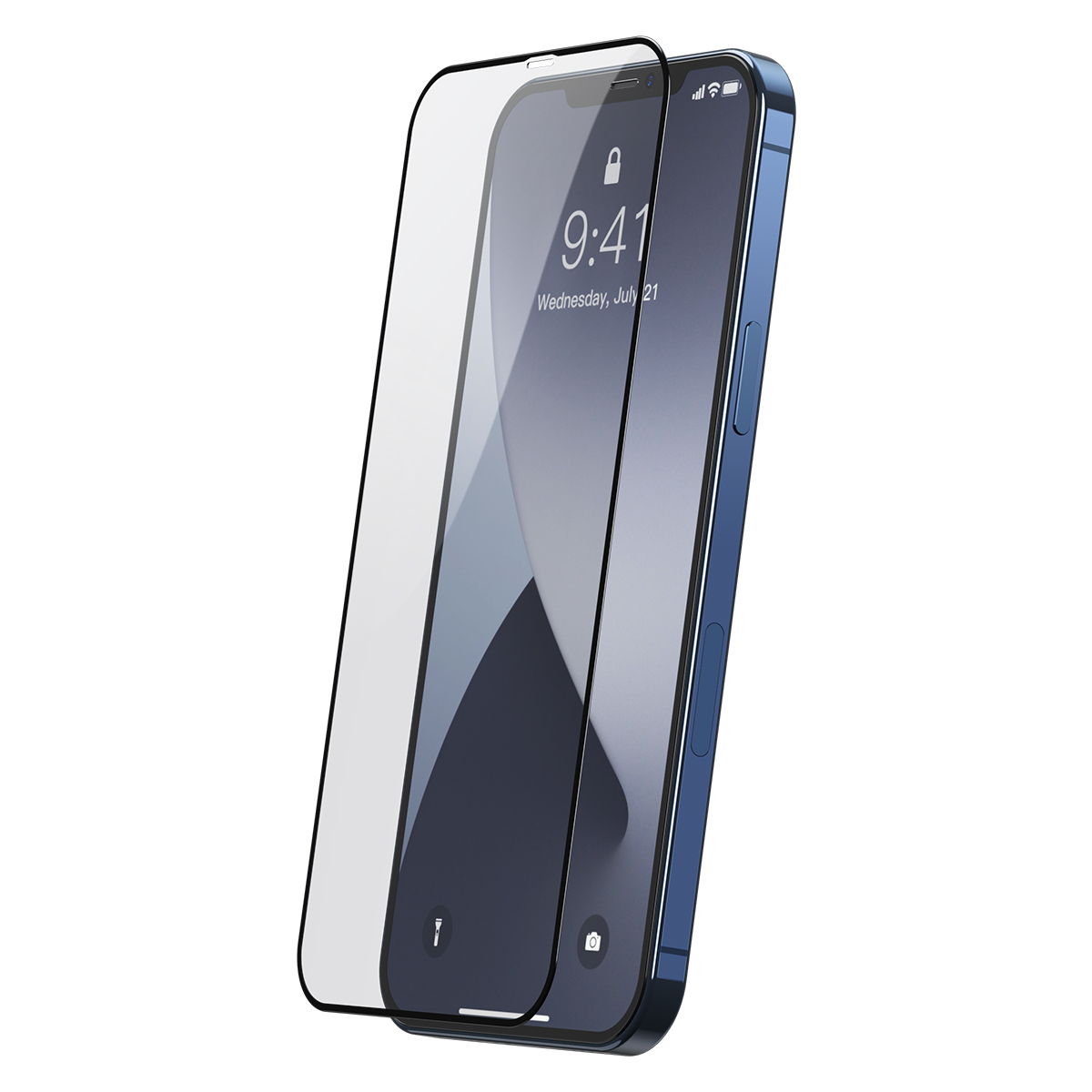 

BASEUS 2Pcs Narrow Edges Full Screen Full Glass Anti-blue-ray Tempered Glass Screen Protector for iPhone 12 mini 5.4 inch [with Installation Tool], iPhone 12 mini