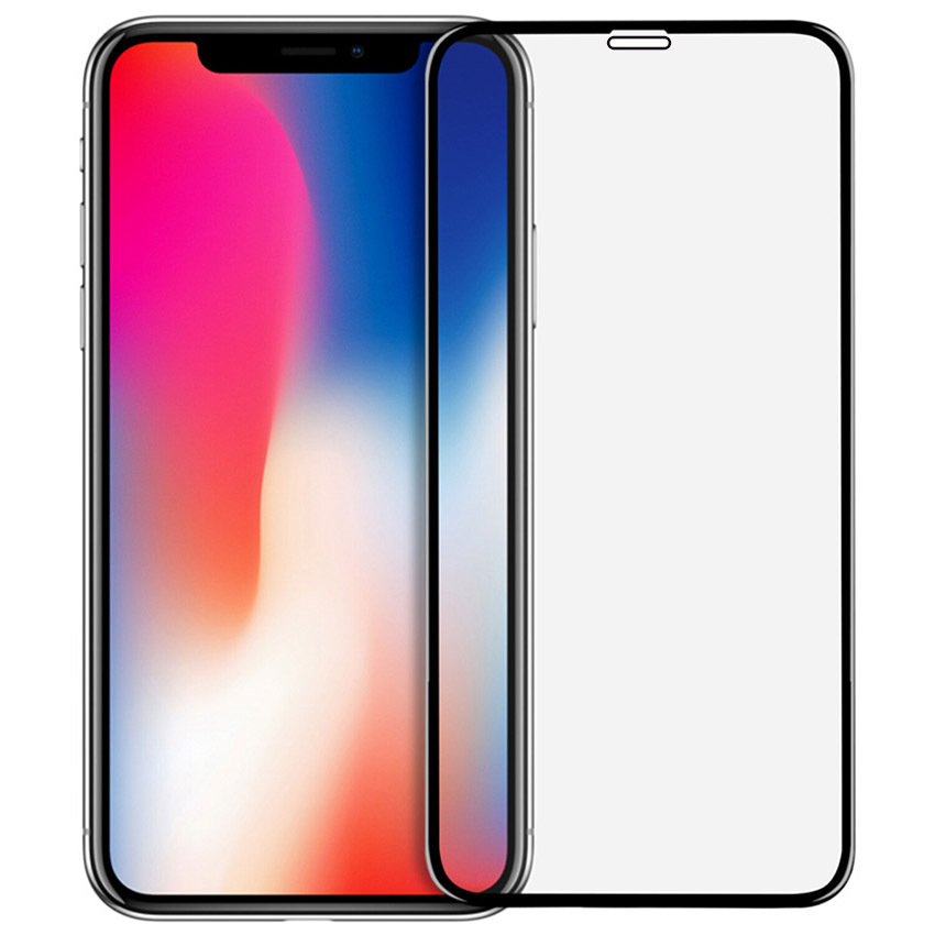 

PDGD [Full Glue] [Ultra Clear] for iPhone 12/12 Pro 3D Curved Full Cover 9H Tempered Glass Screen Protector, iPhone 12