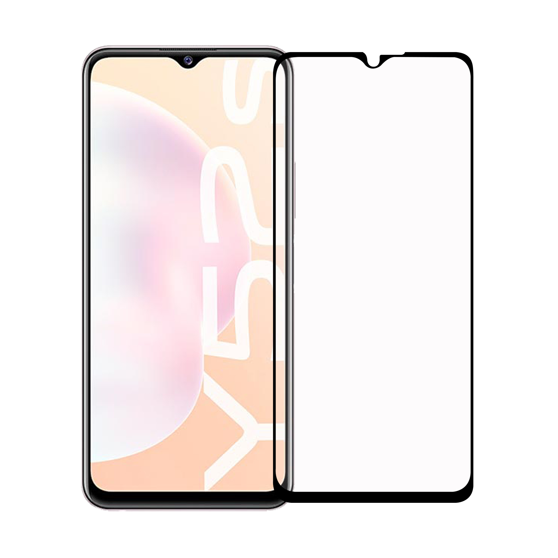

Full Glue Full Screen Ultra Clear AGC Glass Screen Film for vivo Y52s, vivo Y52s