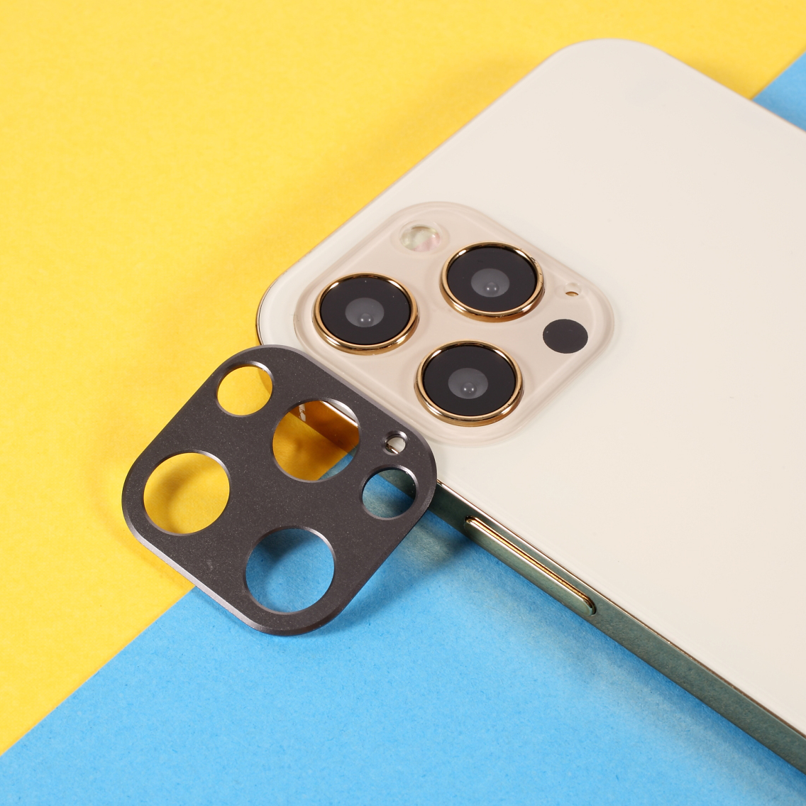 

Защитник Рамки с Сплава Алюминиевого Сплава Задняя Камера Для Iphone 12 Pro Max - Серый, iPhone 12 Pro Max