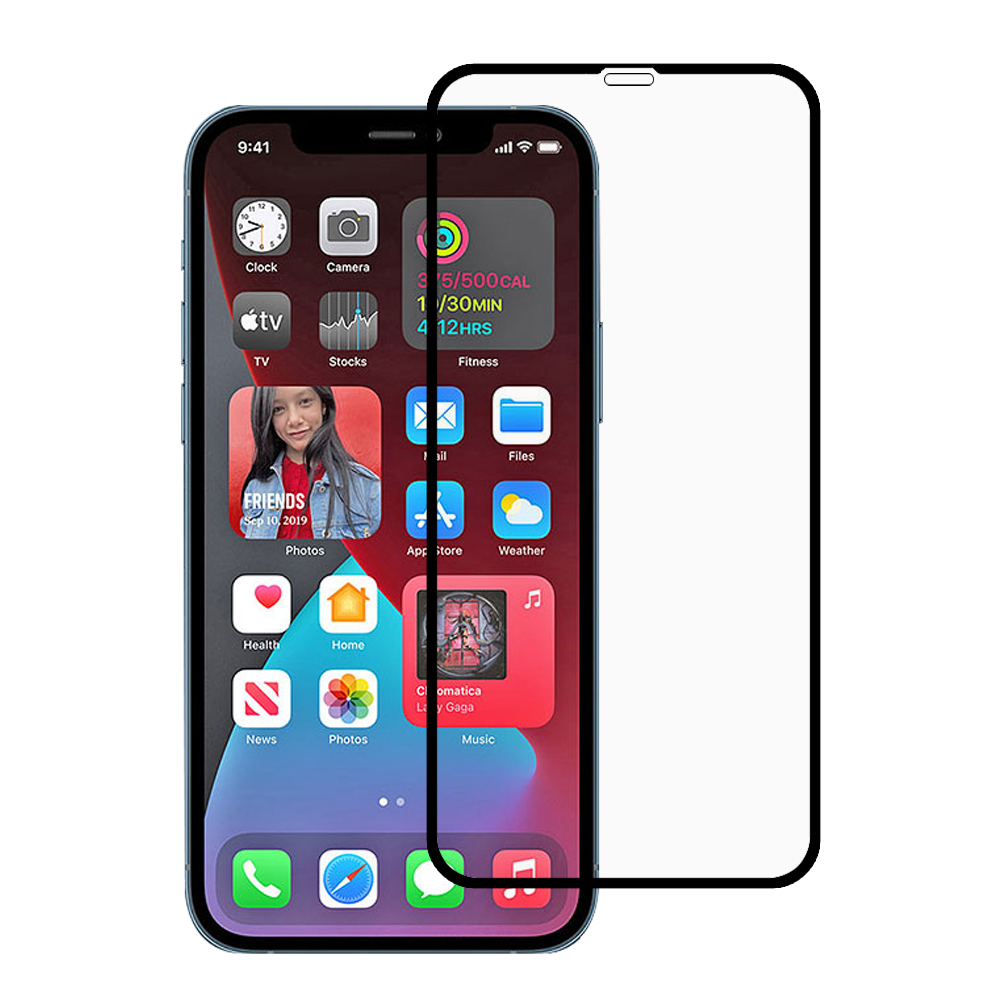

Rurihai 9h Полные Клейкие Края с Устойчивой Клей, iPhone 12