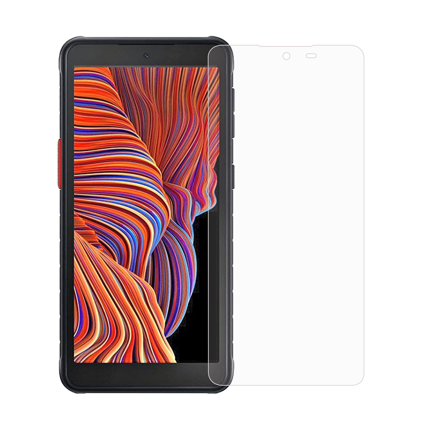 

2.5D ARC Edge Anti-взрыв Закаленного Стекла Экрана Защитника Для Samsung Galaxy XCover 5, Galaxy Xcover 5