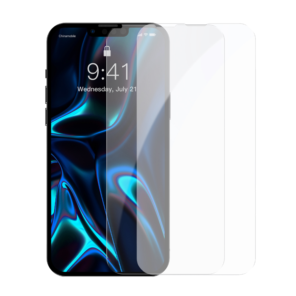 

2 Шт. Baseus 0,3 Мм Полнотежный Экран Протектор Super Fireain Crystal Закаленная Пленка Для IPhone 13 Mini 5,4 Дюйма - Прозрачный, iPhone 13 mini