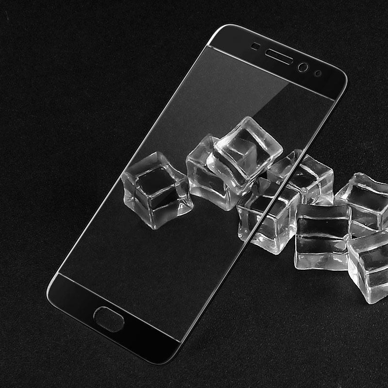 

IMAK Tempered Glass Screen Protector Complete Covering for Meizu M5 Note - Black, Meizu m5 Note