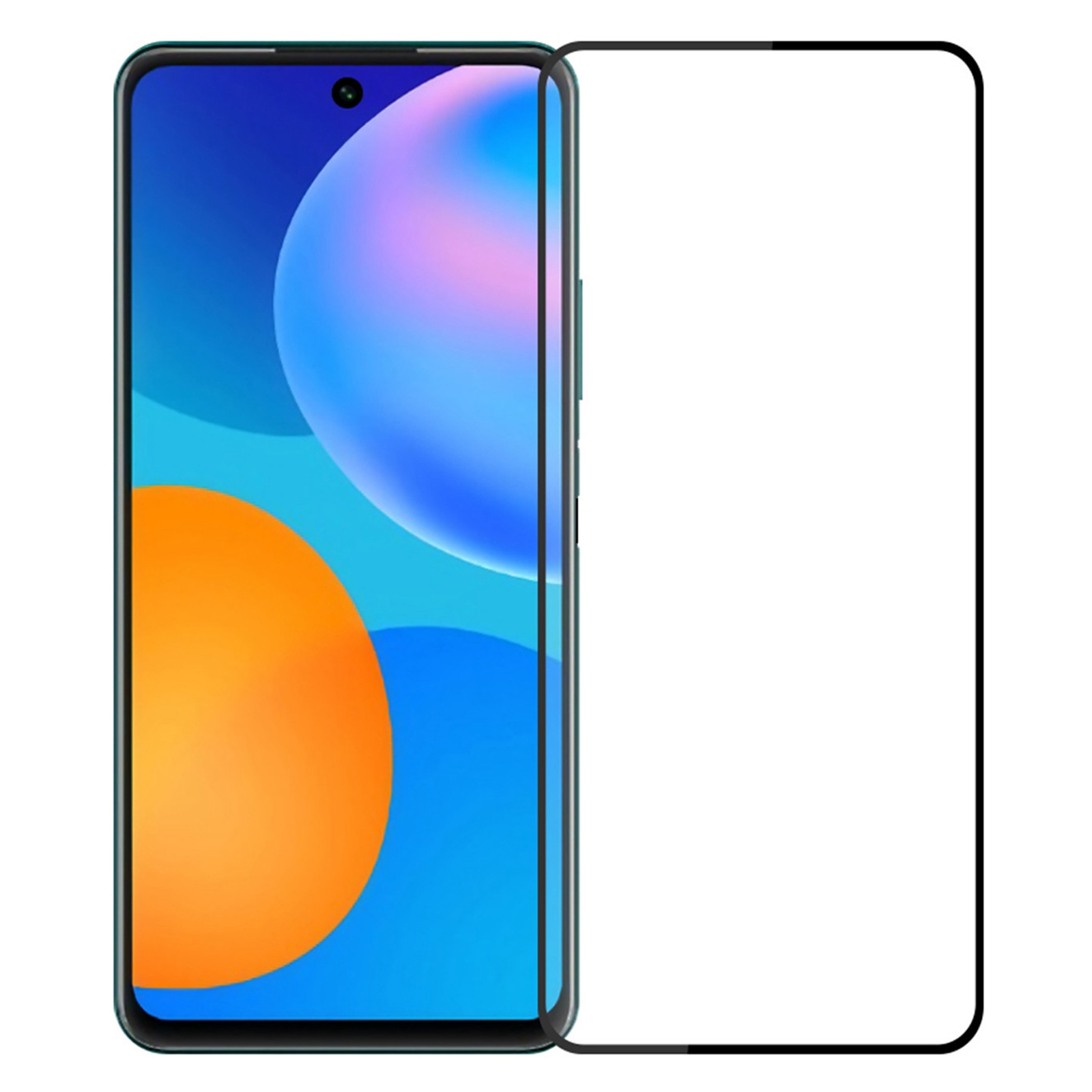 

Pinwuyo JK Tempered Glass Film Serie-2 Für Oppo Y78 5G Clear Clear High Aluminium-silicon Glass Vollschildschutzschutz, vivo Y78 5G