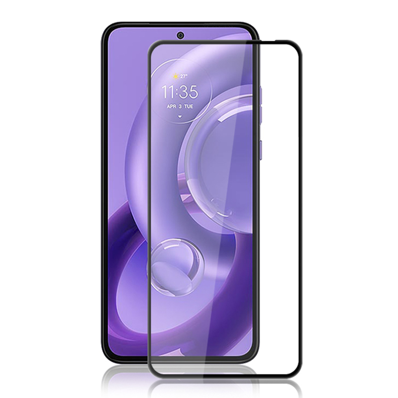 

Mocolo Für Motorola Edge 30 Neo 5G Temperiertes Glas Vollbildschutz - Schwarz, Motorola Edge 30 Neo 5G