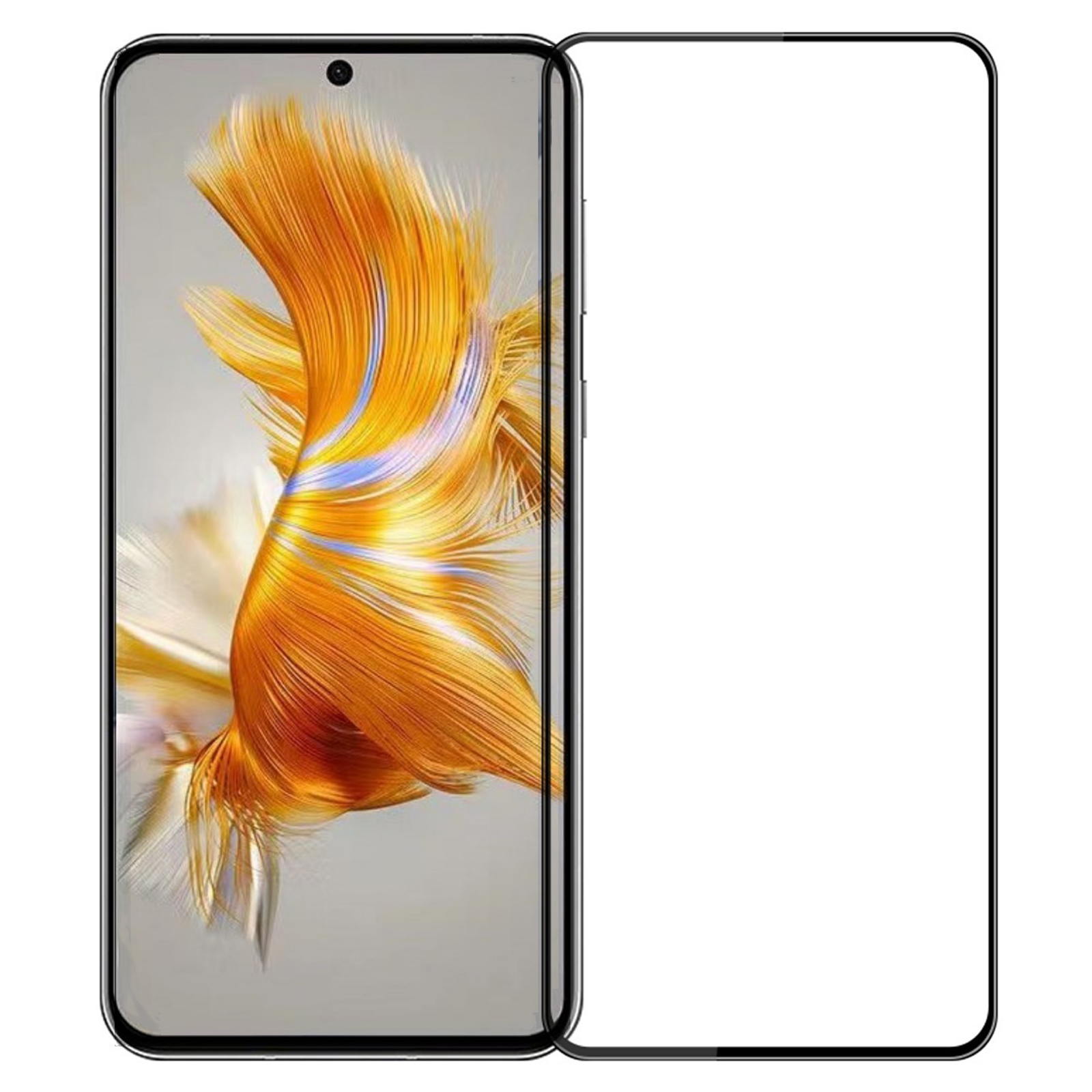 

Mofi JK 3D Temperierte Glasfilm-1 Für Huawei Mate 60 Gebogene Aluminium-silicon-glasschilddrüter-beschützer HD Klar, Huawei Mate 60