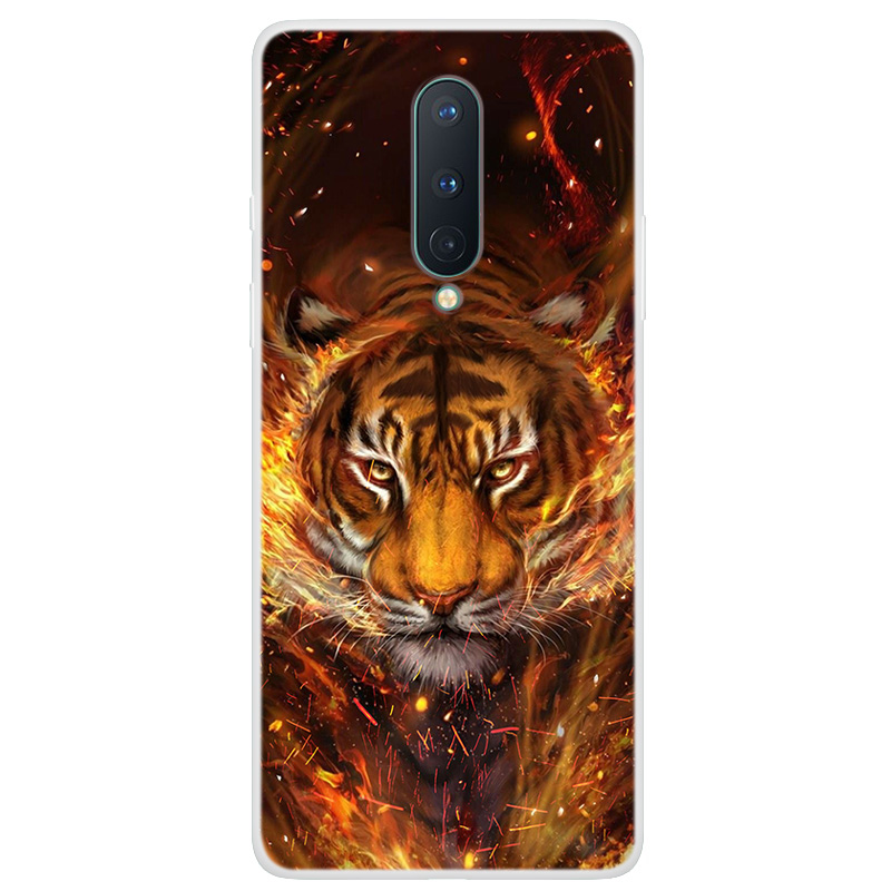 

Impression de Modèle Soft TPU Shell Shell Pour OnePlus 8 - Tigre, OnePlus OnePlus 8