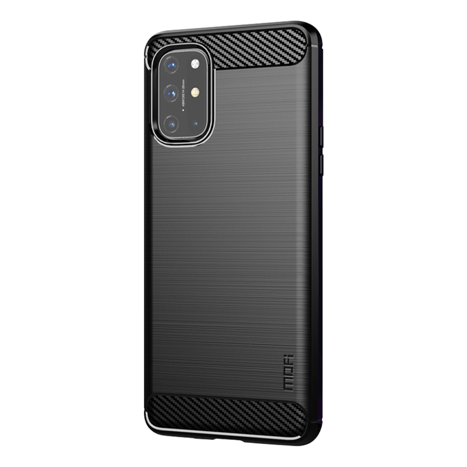 

MOFI Soft TPU Carbonfaser -rückfall Für OnePlus 8T - Schwarz, OnePlus 8T