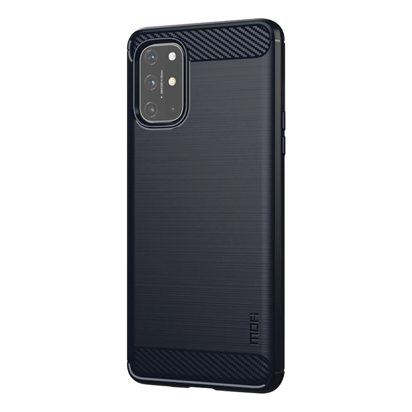 

MOFI Soft TPU Carbonfaser -rückfall Für OnePlus 8T - Blau, OnePlus 8T