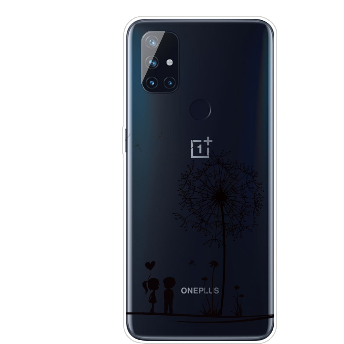 

Hohe Durchlässigkeitsmuster-Druck-TPU-weiche Abdeckung Für OnePlus N10 5g Fall - Paar / Löwenzahn., OnePlus Nord N10 5G