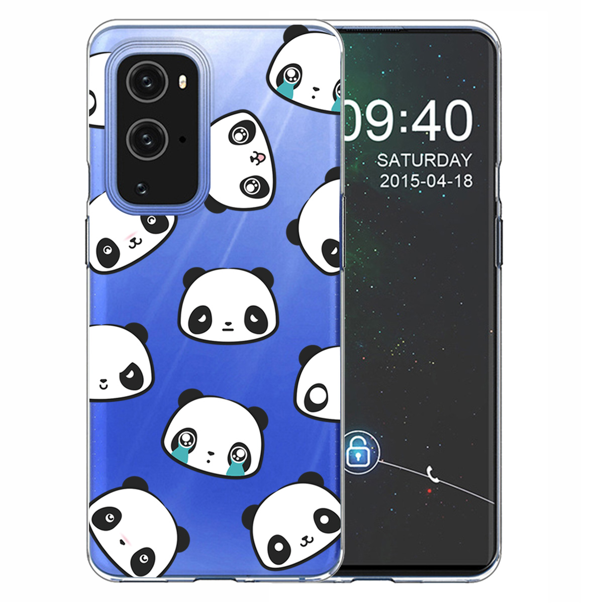 

Musterdruck IMD -verarbeitung Telefon TPU -shellabdeckung Für OnePlus 9 - Pandas Weinen, Other Phone Models