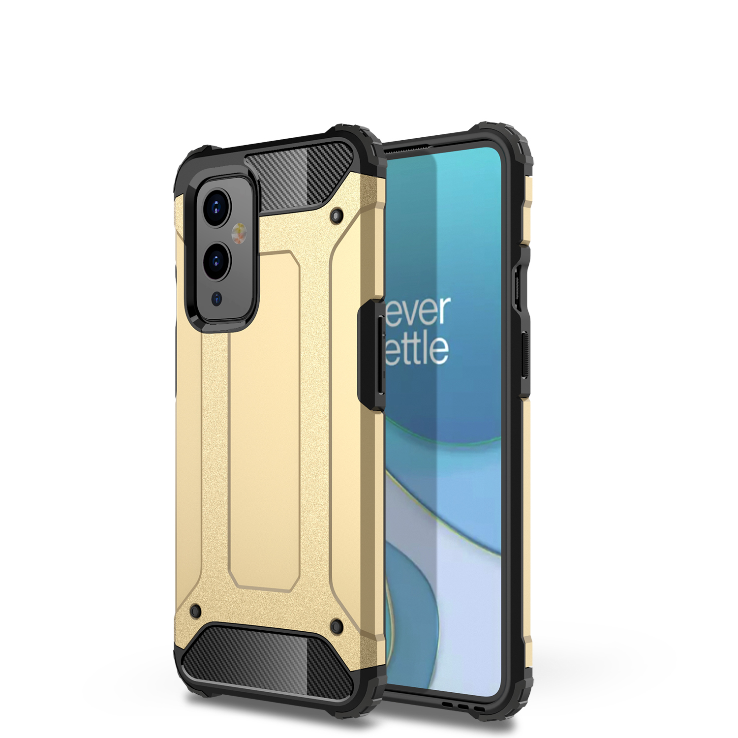 

Plastique D'armure Plastique + TPU Hybrid Shell Téléphone de Protection Pour OnePlus 9 (ue / Version Américaine) - or, OnePlus OnePlus 9
