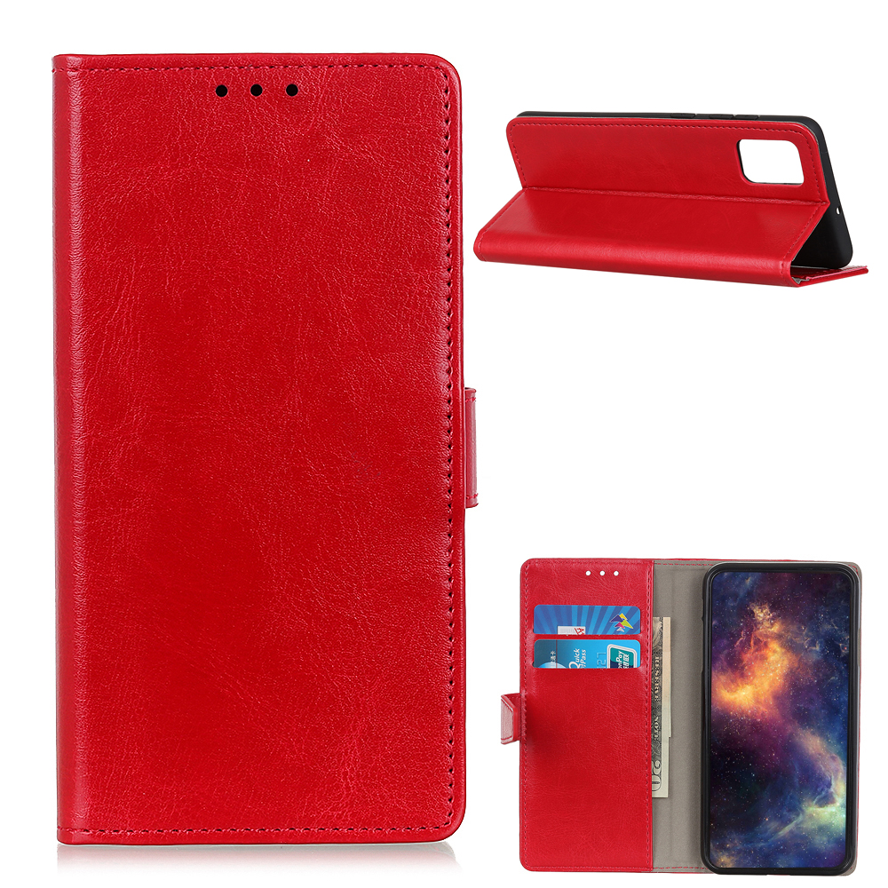 

Leder Brieftasche Schutzhülle Hülle Für OnePlus 9 Pro - Rot, OnePlus 9 Pro 5G