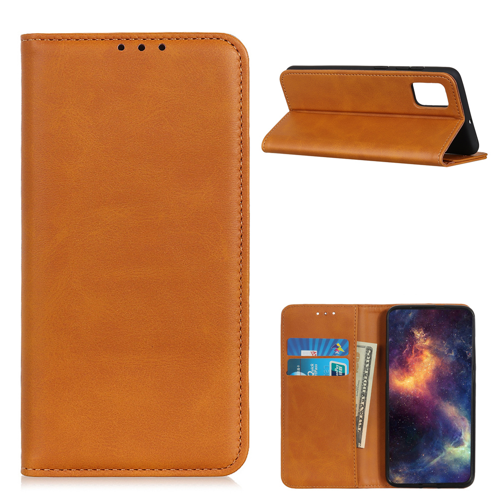 

Für OnePlus 9 Pro Wallet Stand Split Leder -magnetverschluss Telefonhülle - Braun, OnePlus 9 Pro 5G