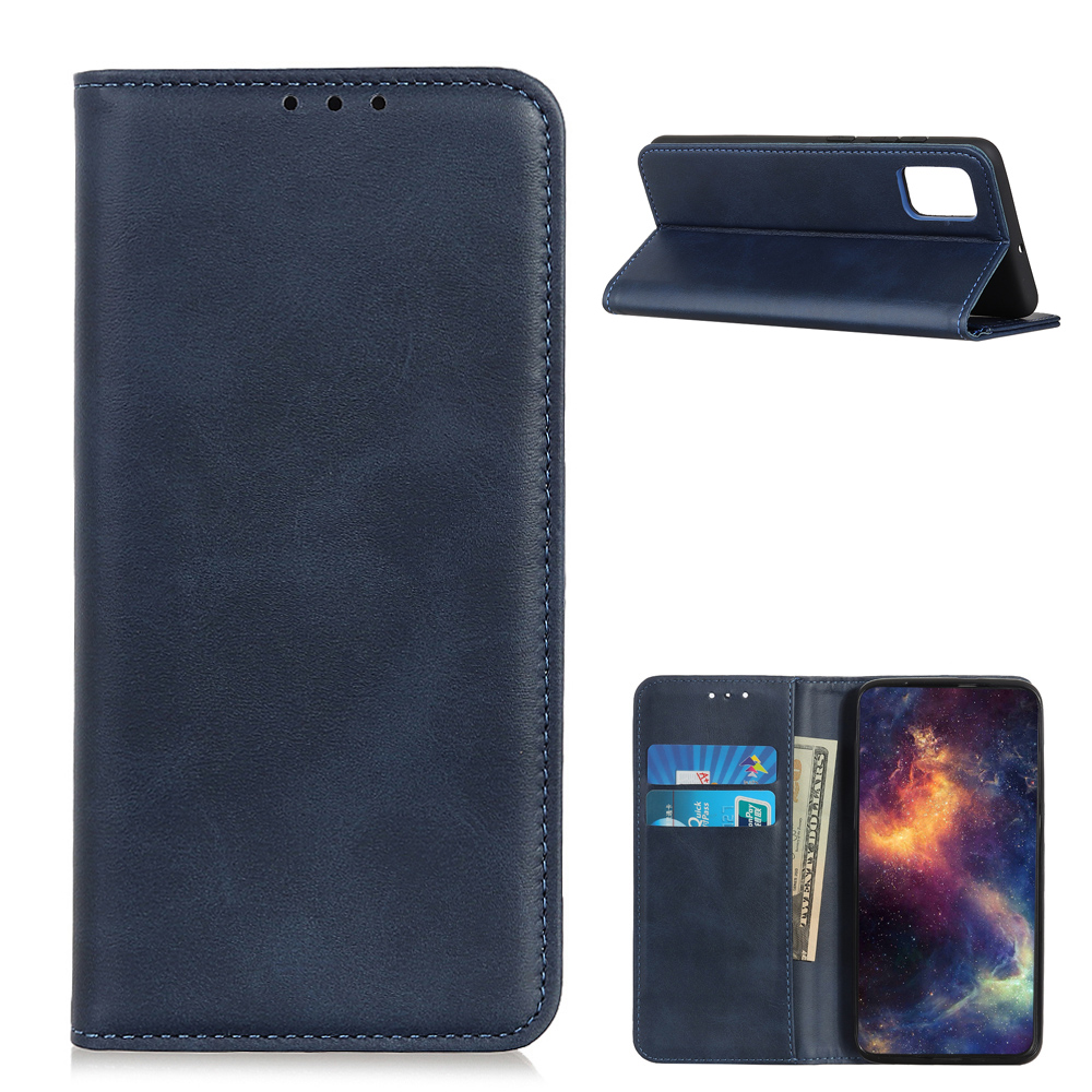 

Für OnePlus 9 Pro Wallet Stand Split Leder -magnetverschluss Telefonhülle - Blau, OnePlus 9 Pro 5G