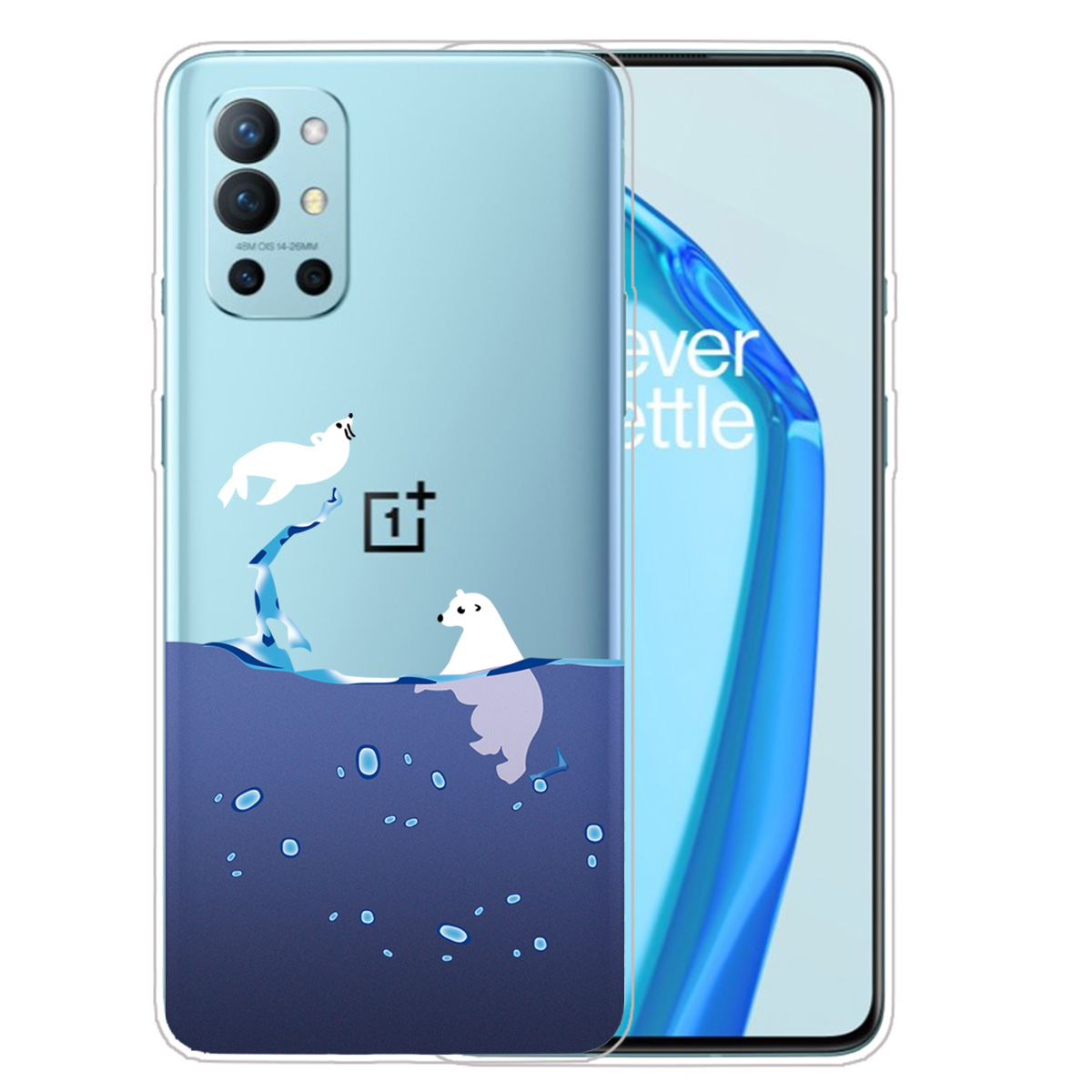 

IMD -verarbeitungsmuster Drucktpu -shell -fall Für OnePlus 9r - Eisbär, OnePlus 9R