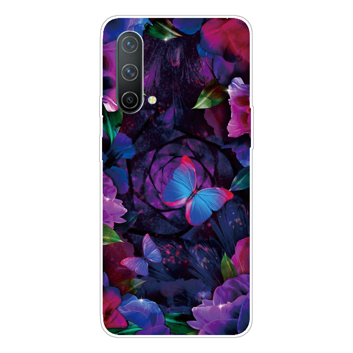 

Klare Musterdruckdesign Mode Slim Weiche Flexible TPU Schutztelefonkasten Für OnePlus Nord Ce 5g - Bunte Schmetterlinge, OnePlus Nord CE 5G