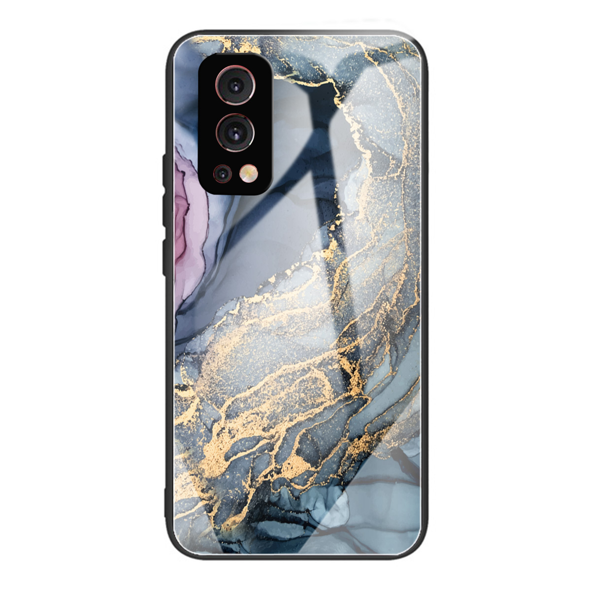 

Anti-Burst Tempered Glass + TPU Combo Muster Druckhybridabdeckung Für OnePlus Nord 2 5g - Stil E, OnePlus Nord 2 5G