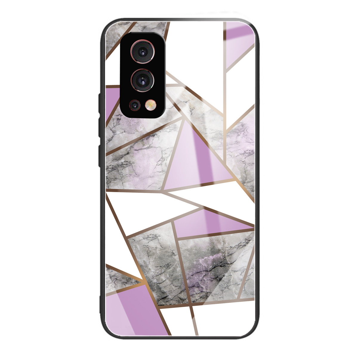 

Anti-Burst Tempered Glass + TPU Combo Muster Druckhybridabdeckung Für OnePlus Nord 2 5g - Stil P, OnePlus Nord 2 5G