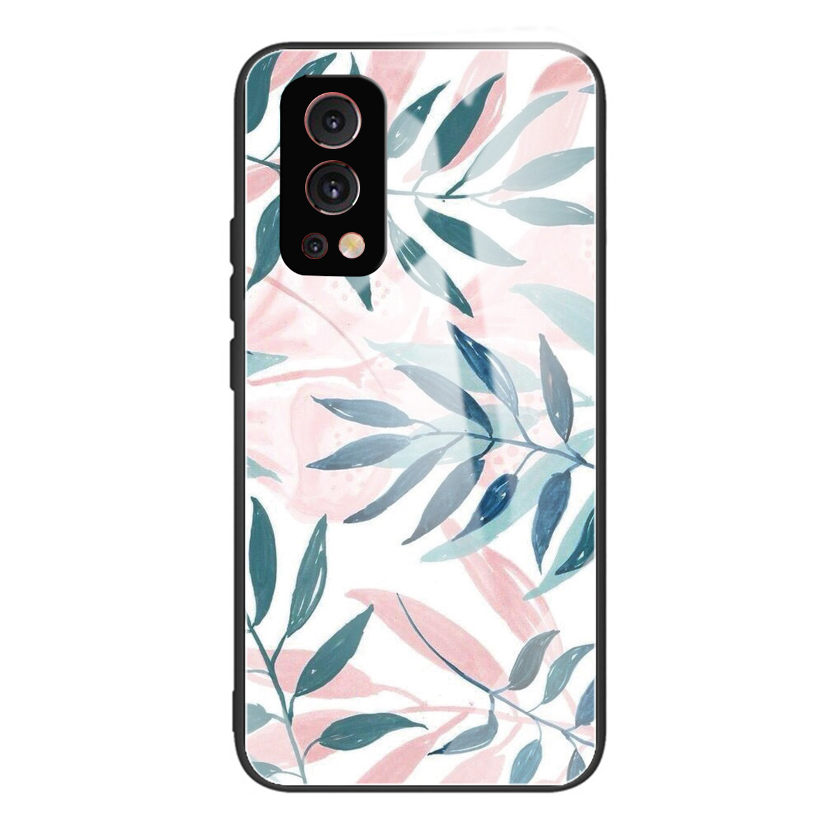

Musterdruckglas + TPU -kombination Hybridabdeckung Für OnePlus Nord 2 5g - Blatt, OnePlus Nord 2 5G