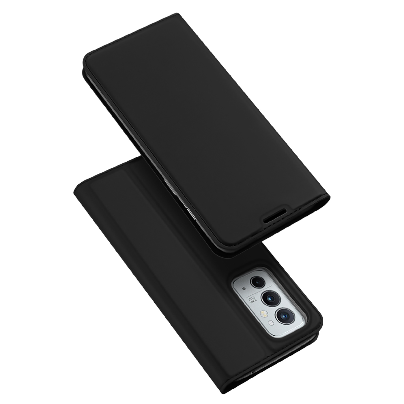 

Кожа Dux Ducis Skin Pro Series PU Кожаный Чехол PU Степень Чехол С Держателем Карты Для OnePlus 9RT 5G - Чернить, OnePlus 9RT 5G