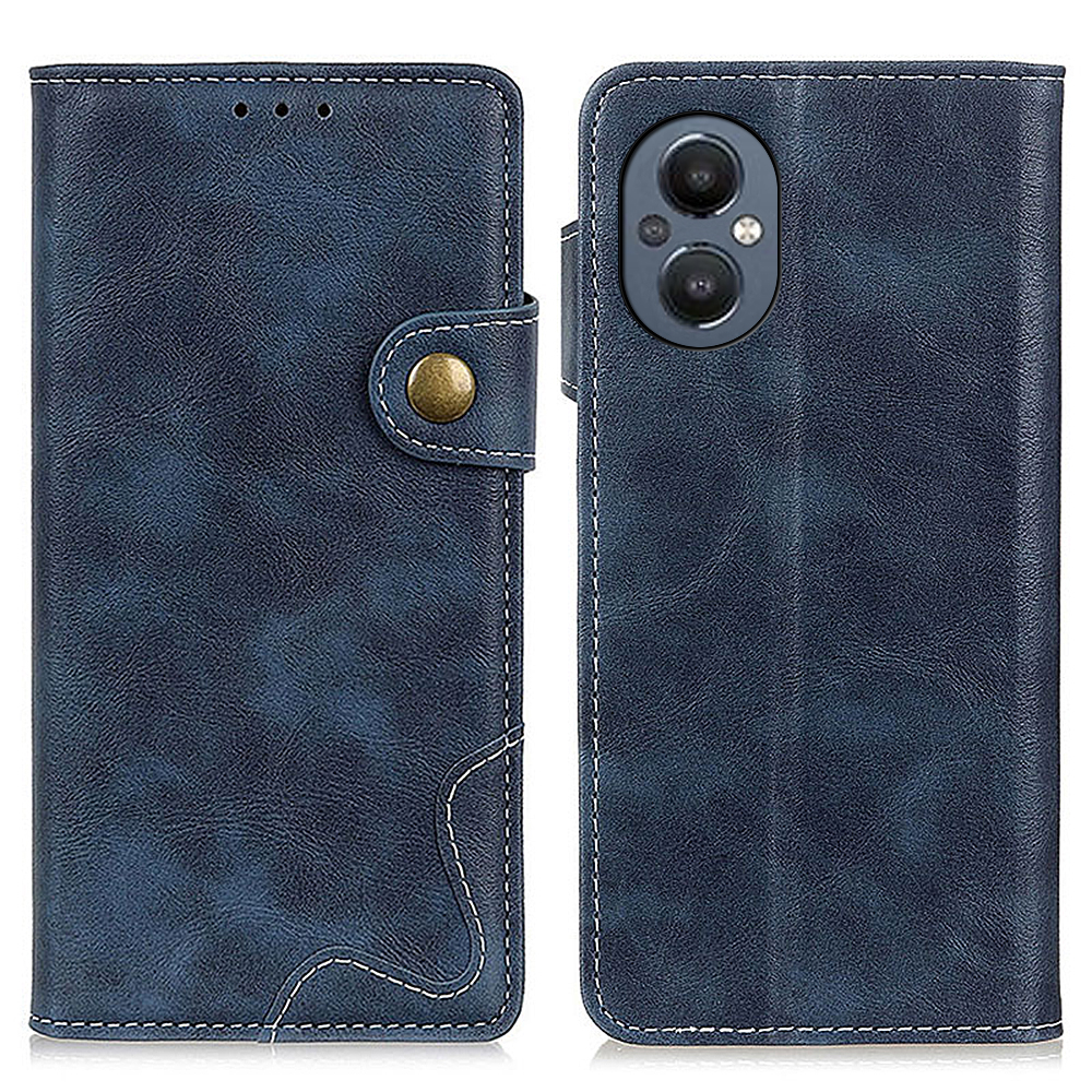 

Stand Wallet PU Lederabdeckung S-shape Textured Protective Phone Hülle Für OnePlus Nord N20 5G - Blau, OnePlus Nord N20 5G