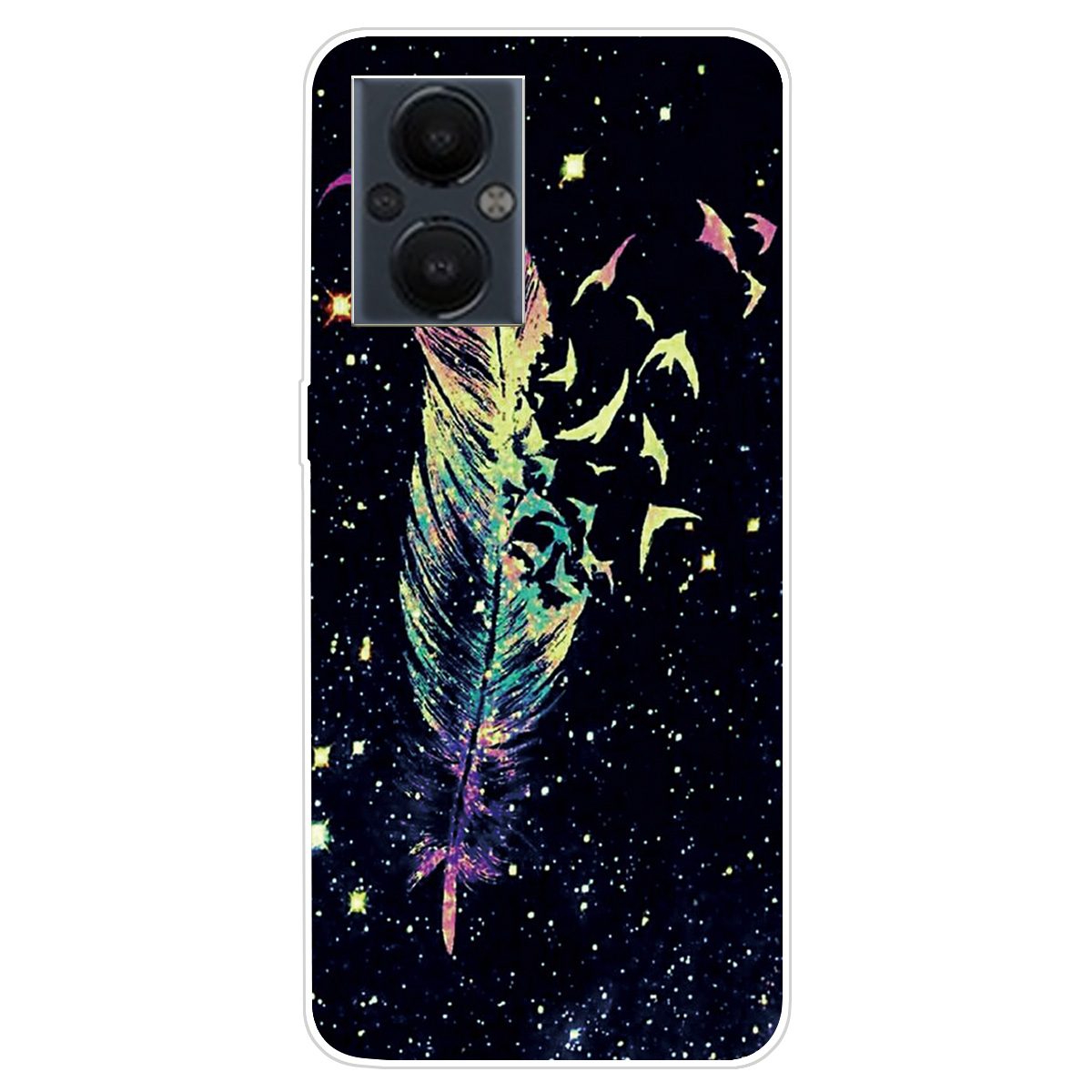 

Flexible TPU Leichte Dünne Anti-gelbe Musterdruckdrucken Mobilfunkkoffer Für OnePlus Nord N20 5G - Fluoreszenzfeder, OnePlus Nord N20 5G