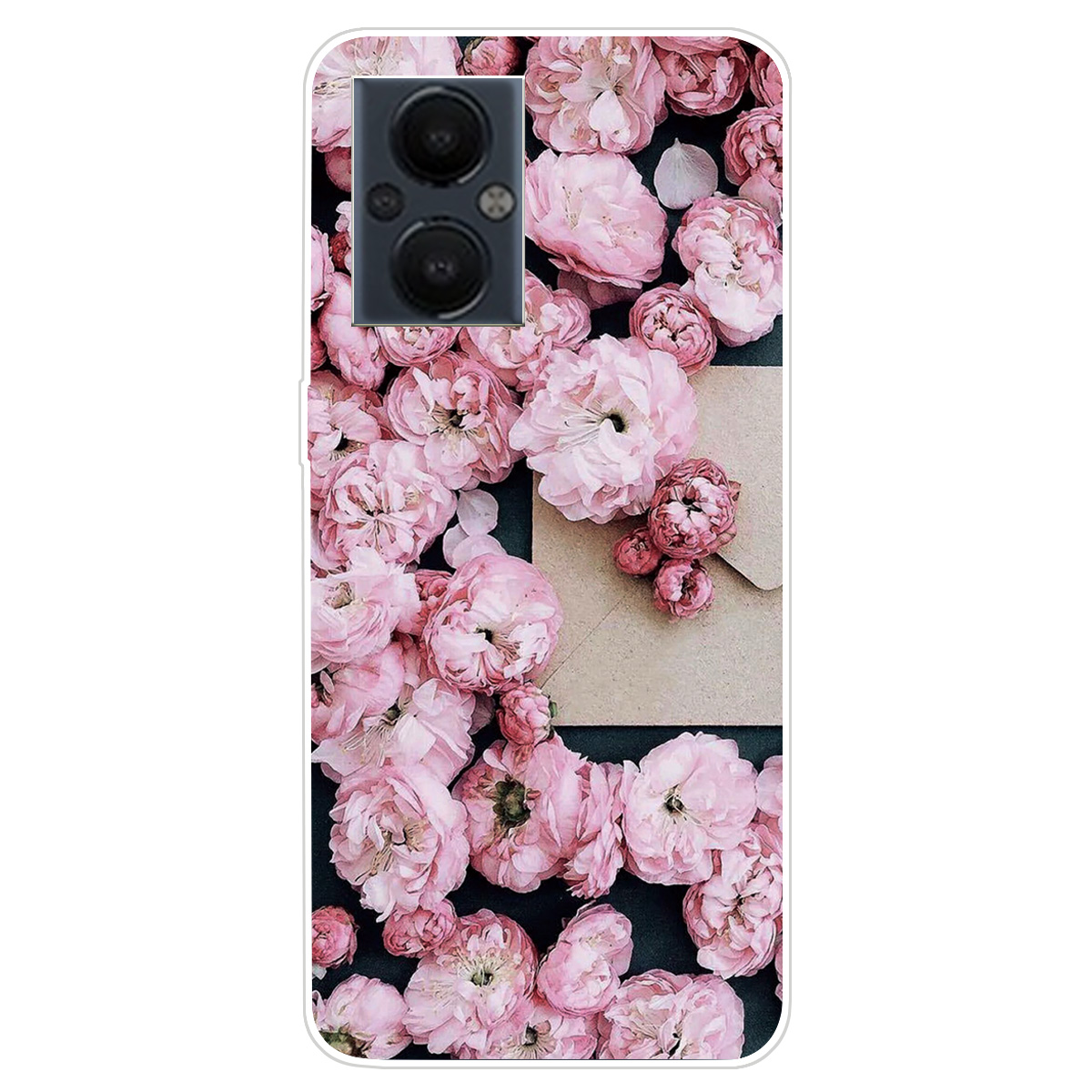 

Flexible TPU Leichte Dünne Anti-gelbe Musterdruckdrucken Mobilfunkkoffer Für OnePlus Nord N20 5G - Pinke Blumen, OnePlus Nord N20 5G