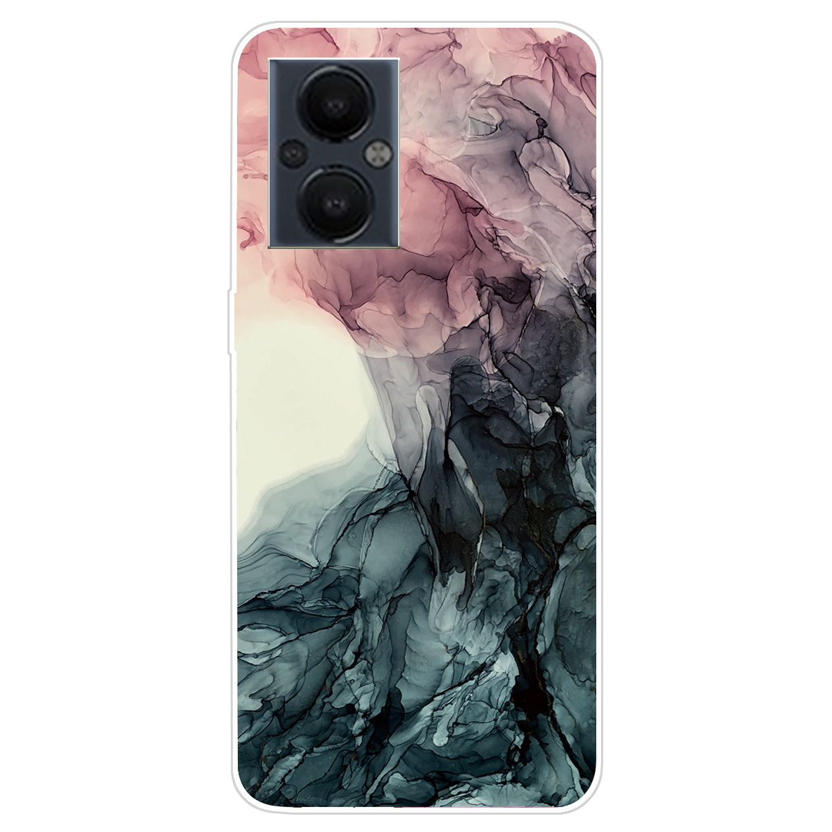 

Marmormuster -druckserie Eine Schlanke Mode Weiche TPU -schutzabdeckung Für OnePlus Nord N20 5G - Stil C, OnePlus Nord N20 5G