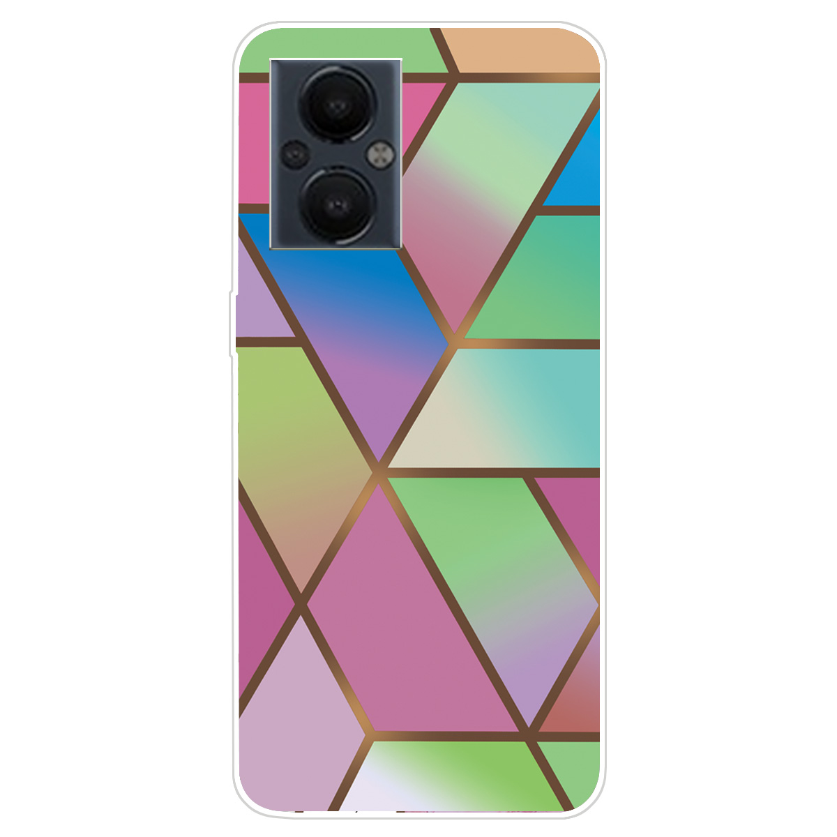 

Marmormusterdruckserie Eine Schlanke Modisch Schocksichere Schutzhülle Für OnePlus Nord N20 5G - Stil J, OnePlus Nord N20 5G