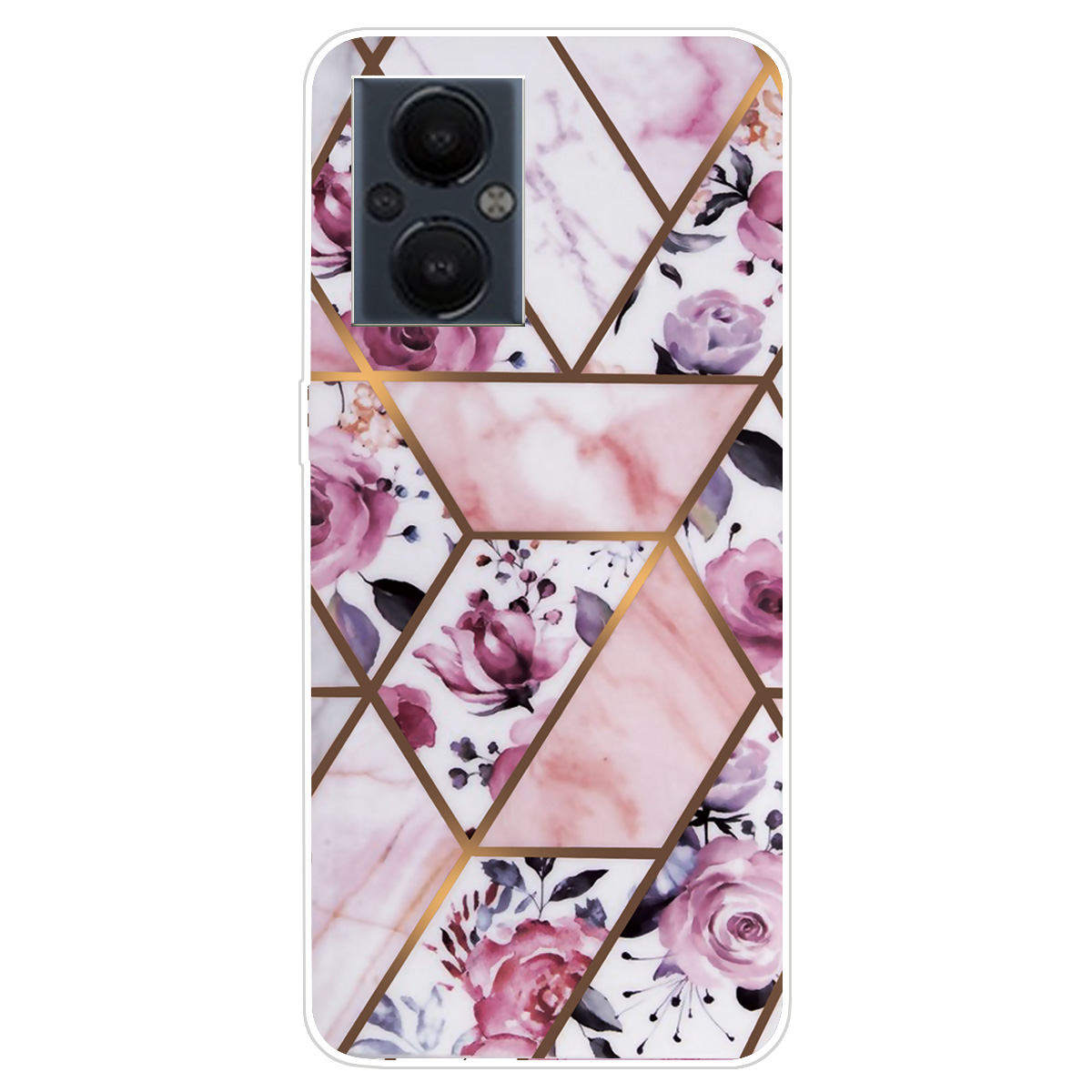 

Marmormuster -druckserie Eine Schlanke Mode Weiche TPU -schutzabdeckung Für OnePlus Nord N20 5G - Stil L, OnePlus Nord N20 5G