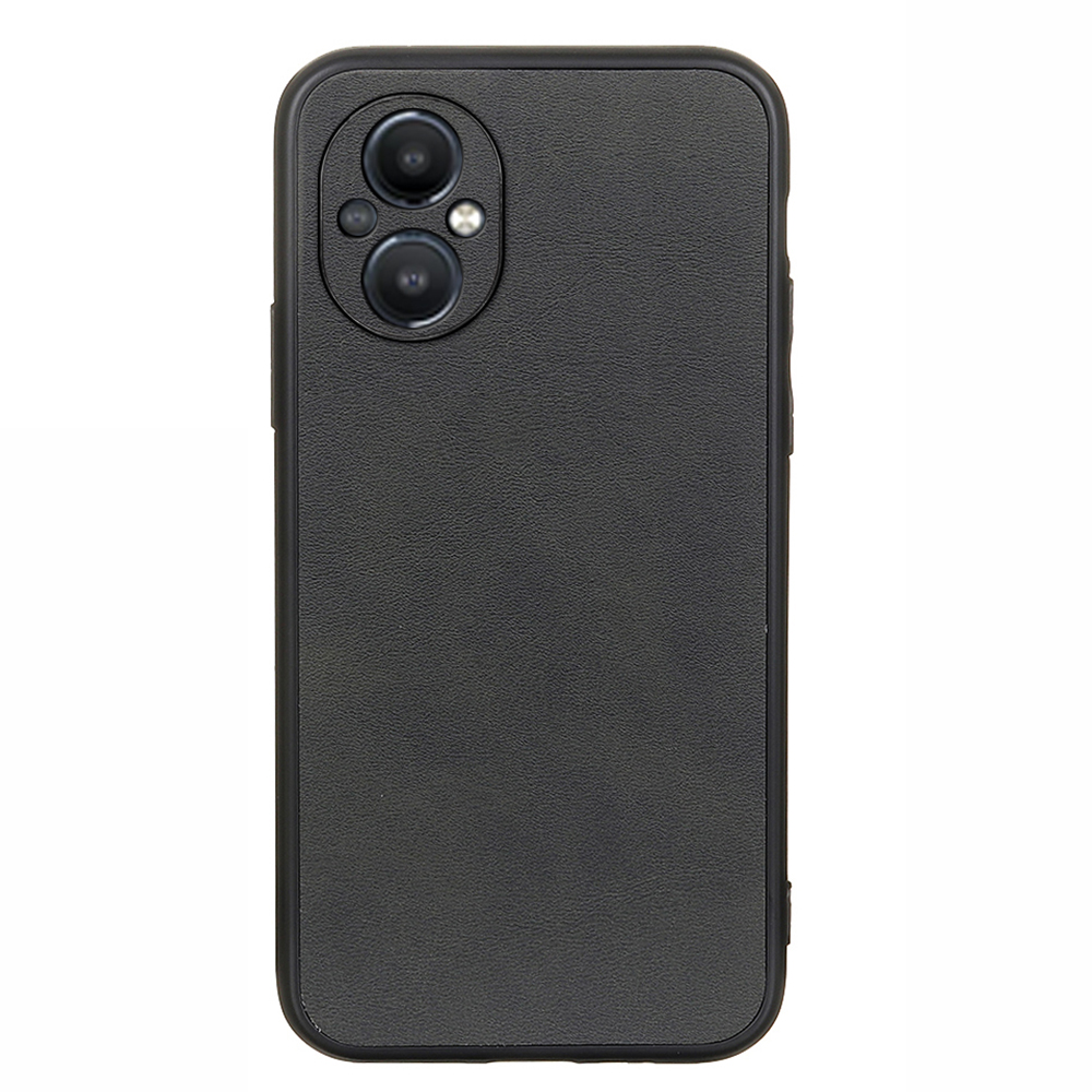 

Strukturierte PU -lederschicht Schockdosiger PC + TPU -mobiltelefonhülle Für OnePlus Nord N20 5G - Schwarz, OnePlus Nord N20 5G