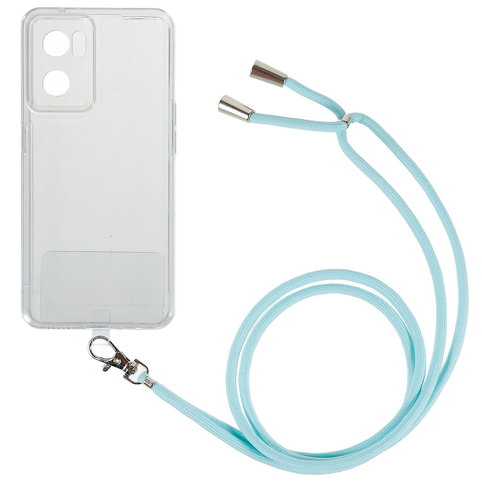 

Tpu-schutzhülle Für OnePlus Nord CE 2 5G, Drop-sof-clear-telefon-rückzugabdeckung Mit Runden Lanyard - Hellgrün, OnePlus Nord CE 2 5G