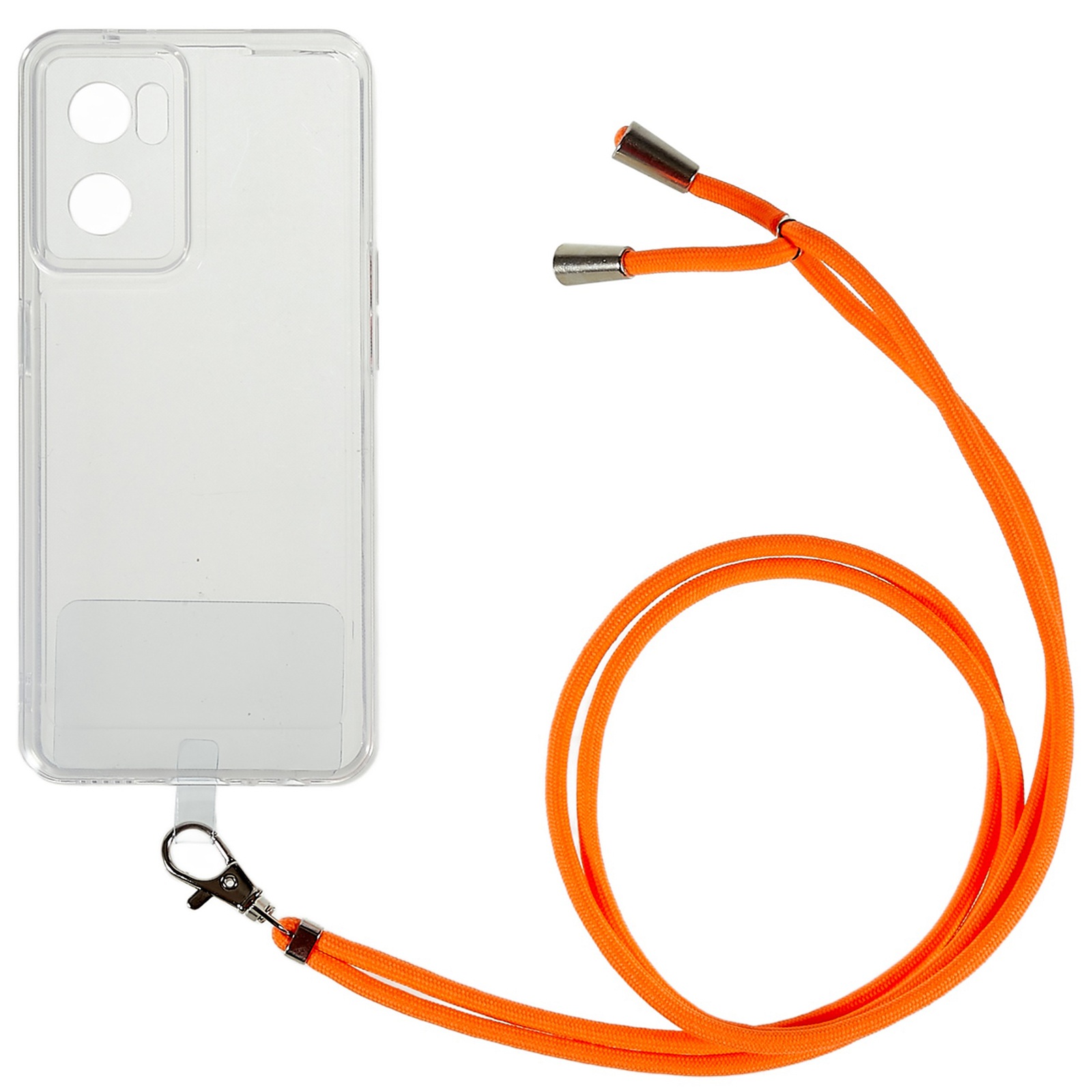 

Tpu-schutzhülle Für OnePlus Nord CE 2 5G, Drop-sof-clear-telefon-rückzugabdeckung Mit Runden Lanyard - Orange, OnePlus Nord CE 2 5G