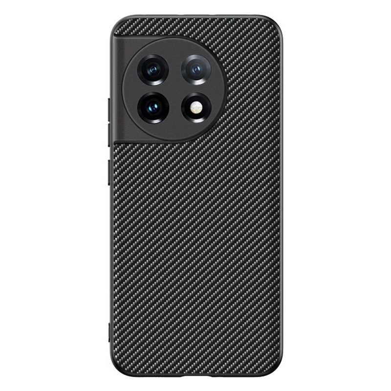 

Für OnePlus 11 5G Anti-rutsch-kohlefaser-textur-telefonhülle Ultra Slim Slim, Schockdes Schutzabdeckung - Schwarz, OnePlus 11 5G